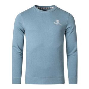 Aquascutum Unisex Adult Logo Active Sweatshirt / Blue